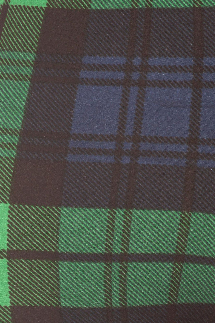 Buttery Smooth Green Plaid High Waisted Leggings