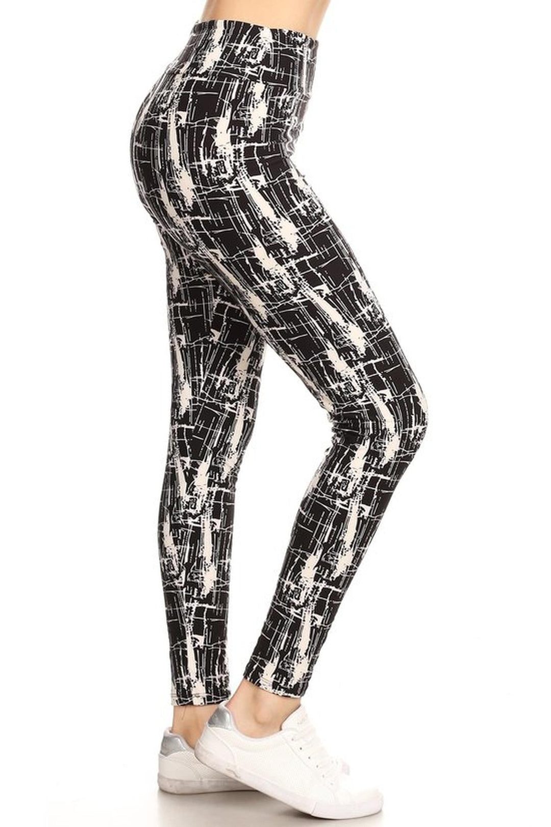 Buttery Smooth Splattered Lines High Waisted Leggings