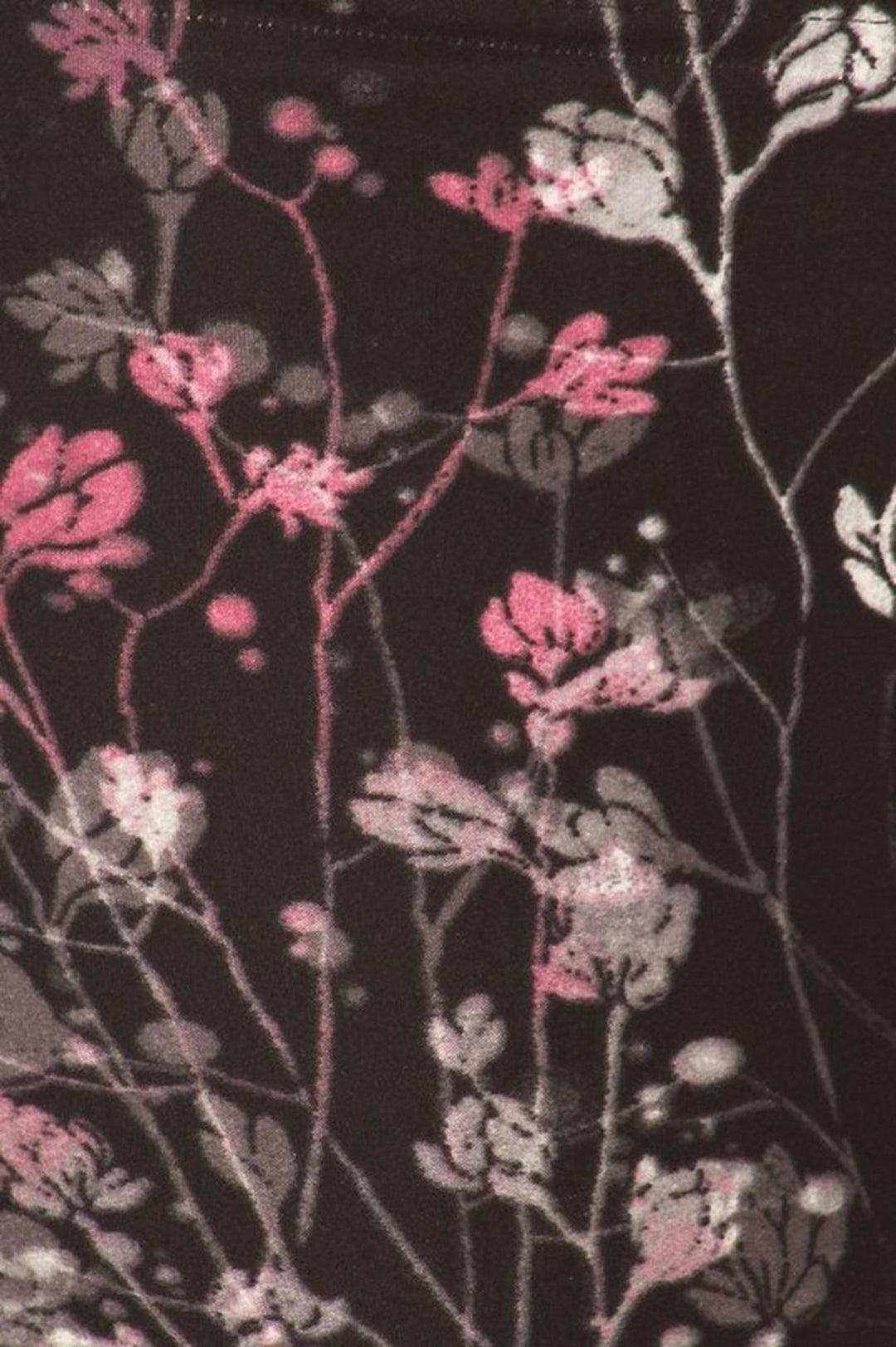 Buttery Smooth Dainty Floral Blossom High Waist Leggings - 5 Inch Waist