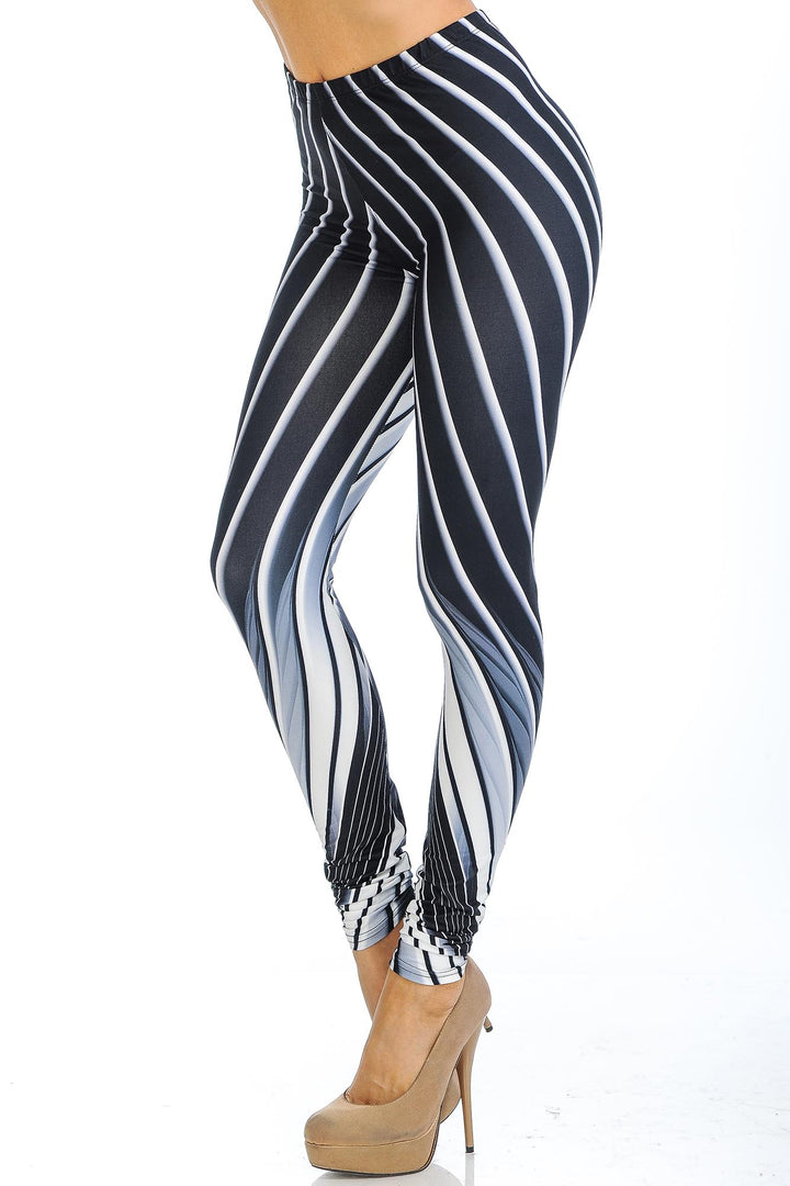 Creamy Soft Contour Body Lines Extra Small Leggings - USA Fashion