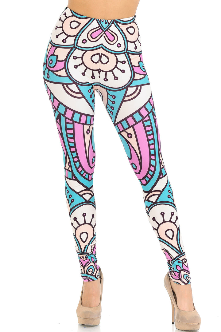 Creamy Soft Cute Mandala Leggings - USA Fashion