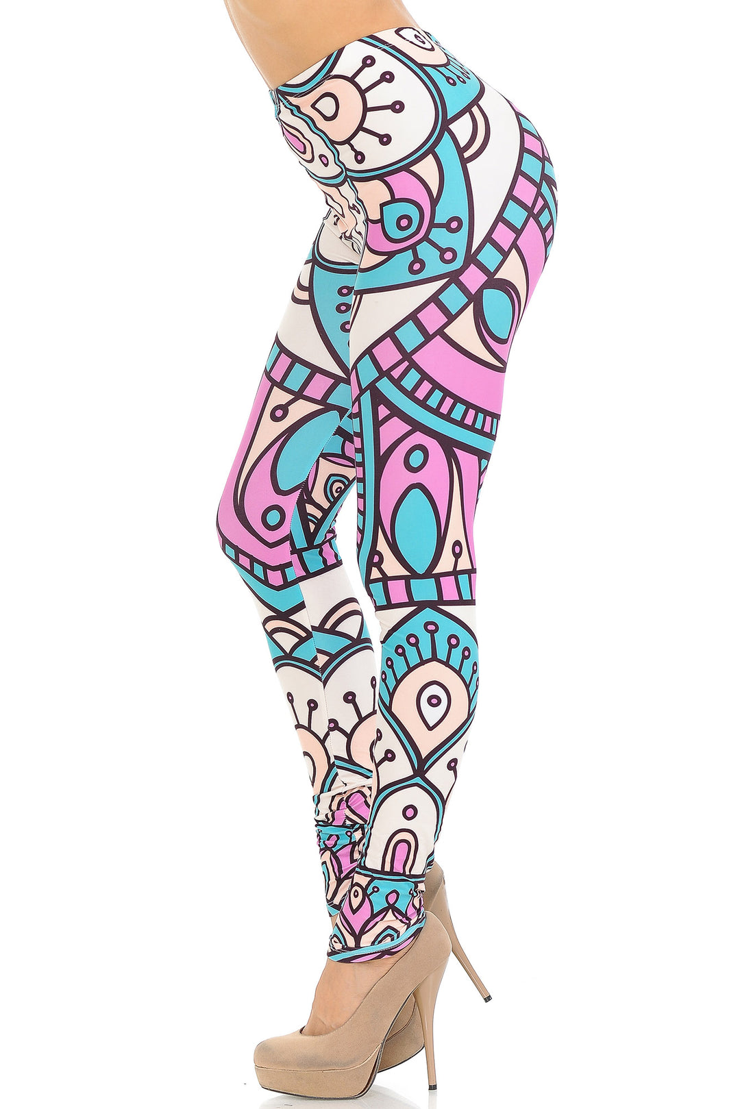 Creamy Soft Cute Mandala Leggings - USA Fashion