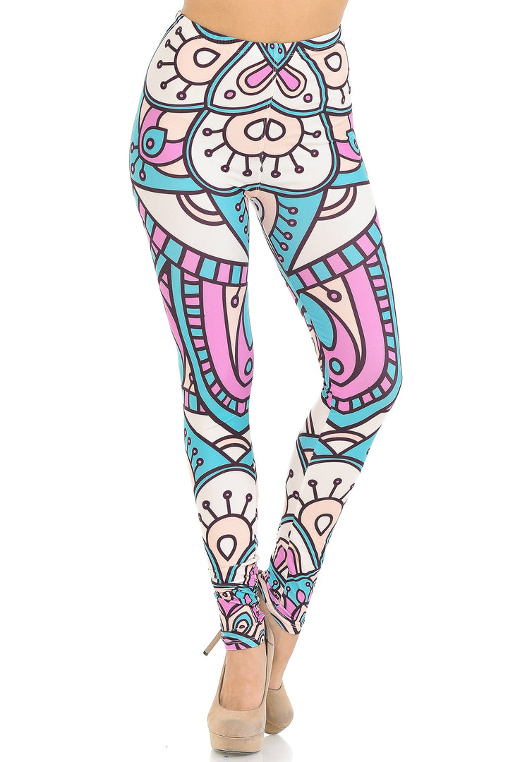 Creamy Soft Cute Mandala Leggings - USA Fashion