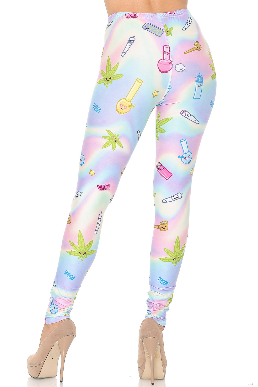 Creamy Soft Marijuana Life Extra Small Leggings - USA Fashion