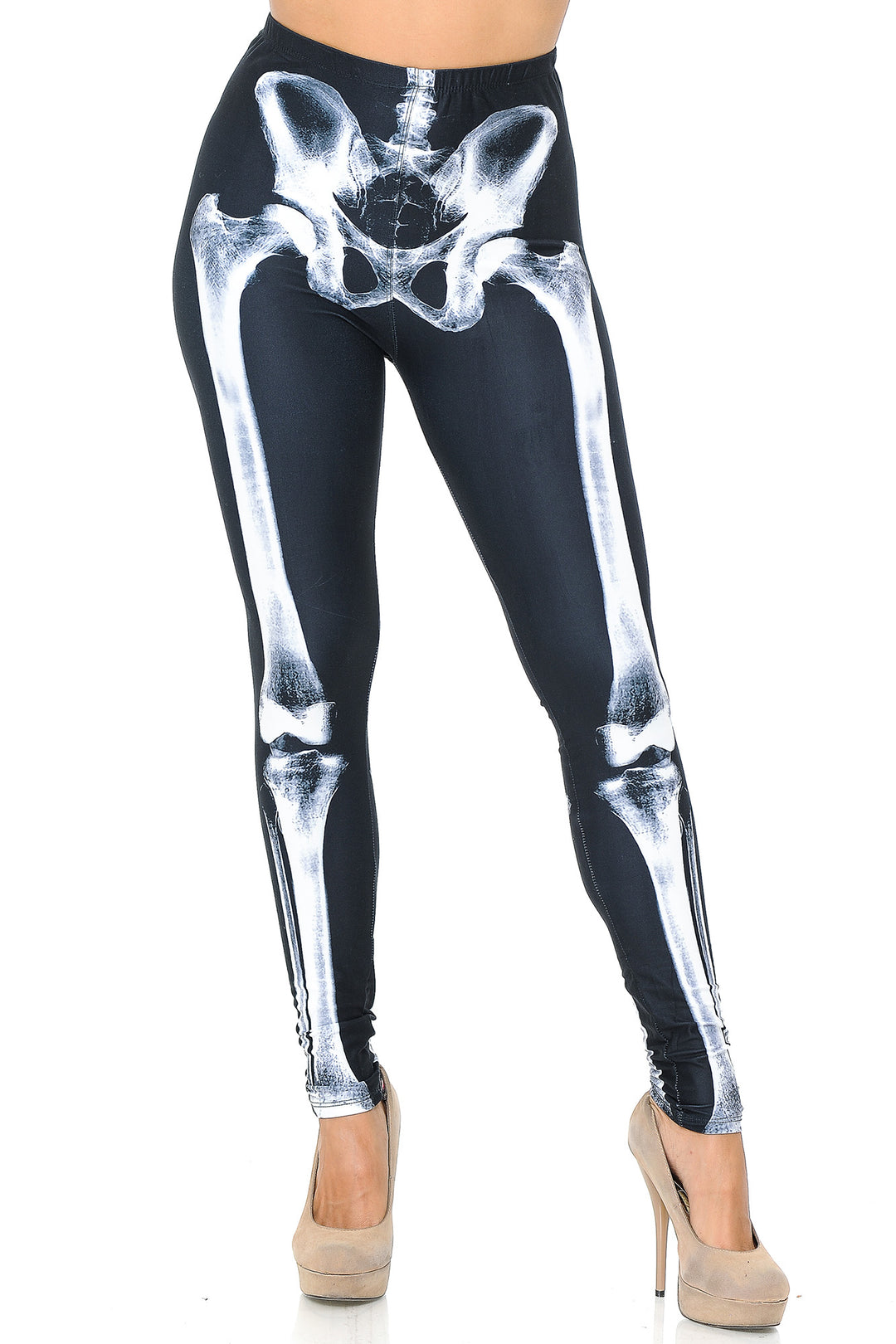 Creamy Soft X-Ray Skeleton Bones Leggings - USA Fashion