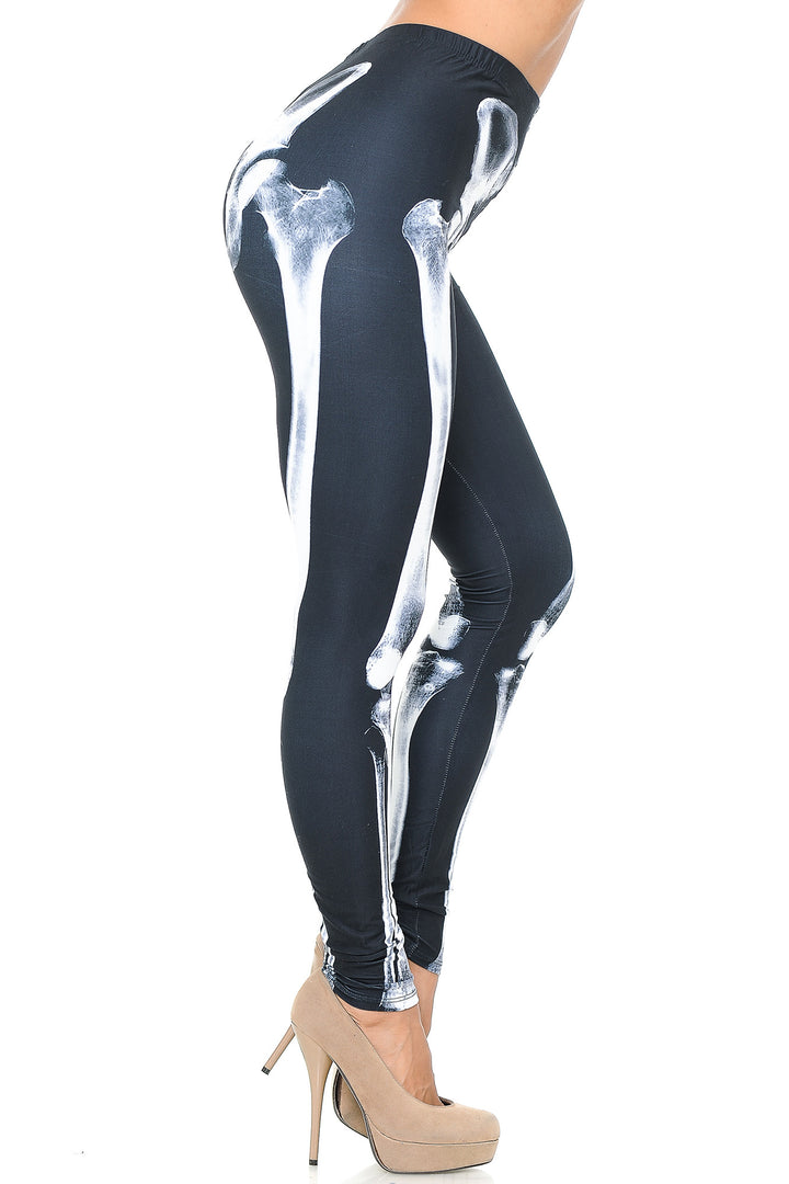 Creamy Soft X-Ray Skeleton Bones Leggings - USA Fashion