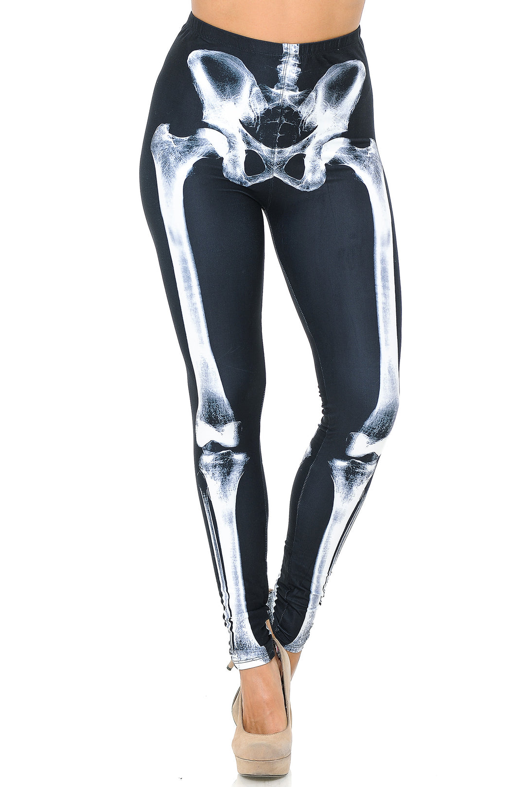 Creamy Soft X-Ray Skeleton Bones Leggings - USA Fashion