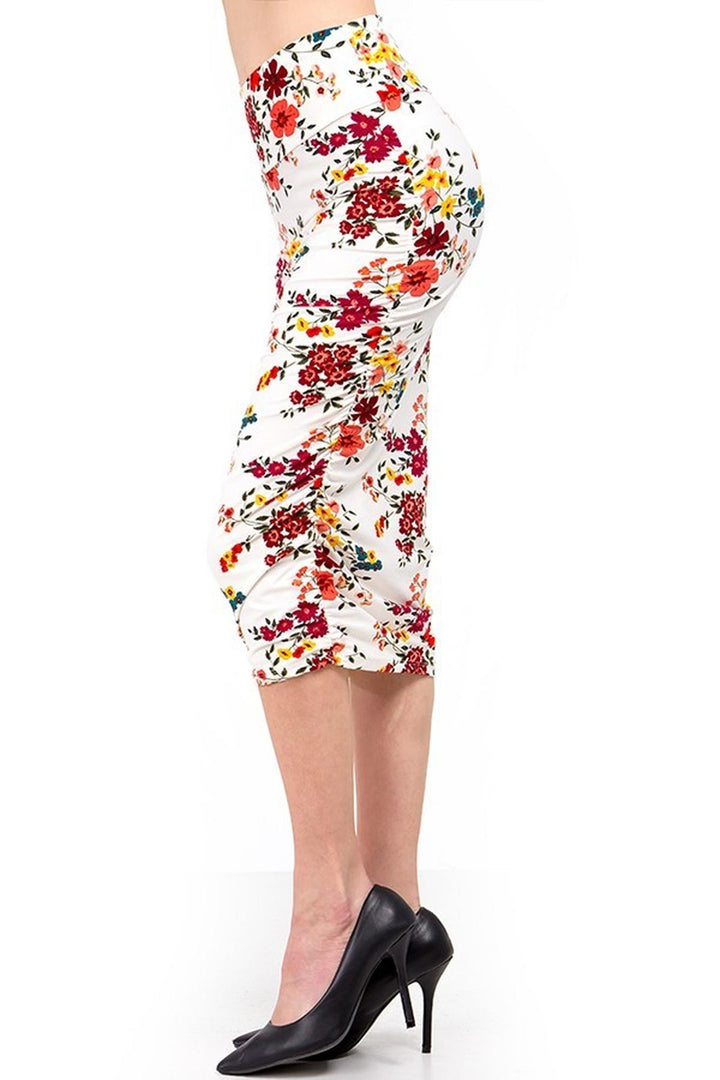 Buttery Soft Fresh Spring Floral Skirt