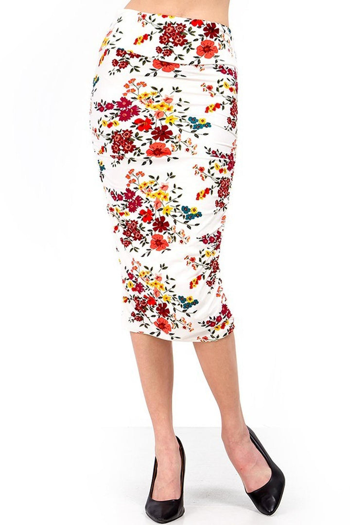 Buttery Soft Fresh Spring Floral Skirt
