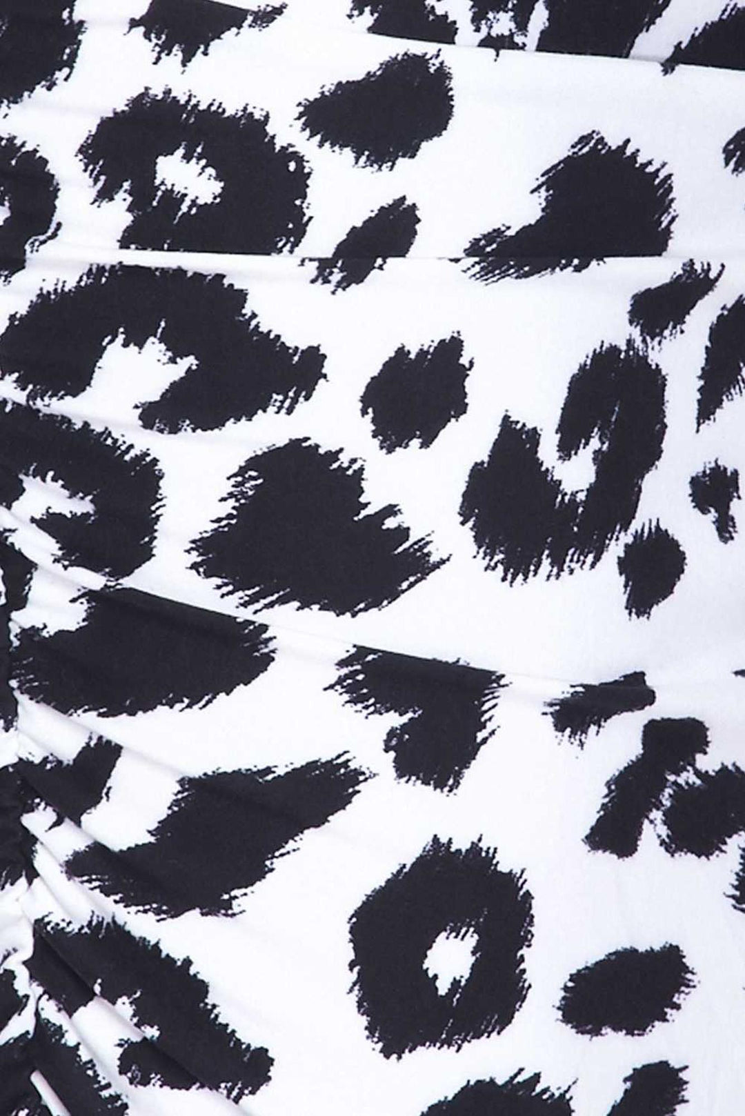 Buttery Soft Ivory Spotted Leopard Pencil Skirt