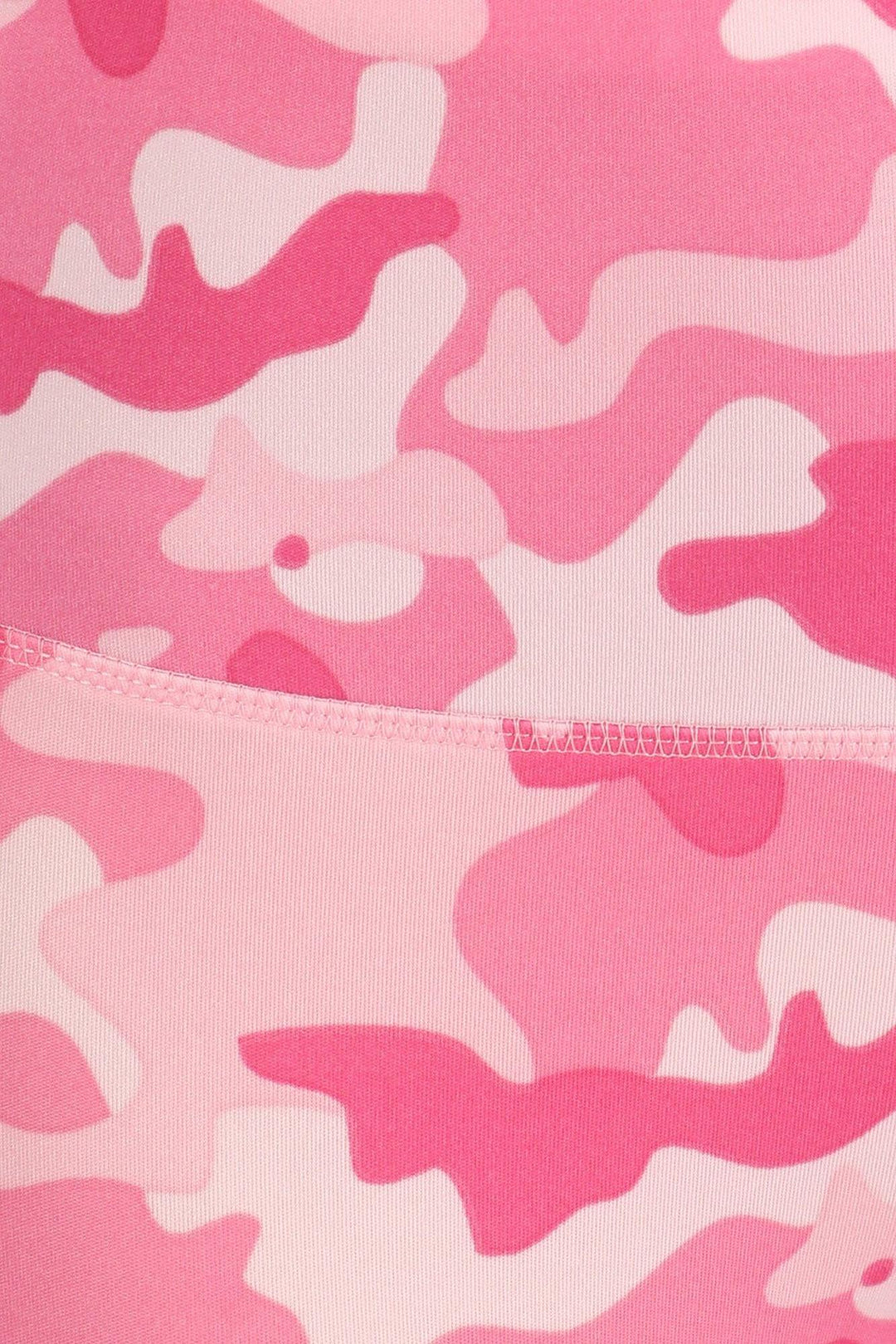 Cotton Candy Camouflage Sport Leggings with Cargo Pocket