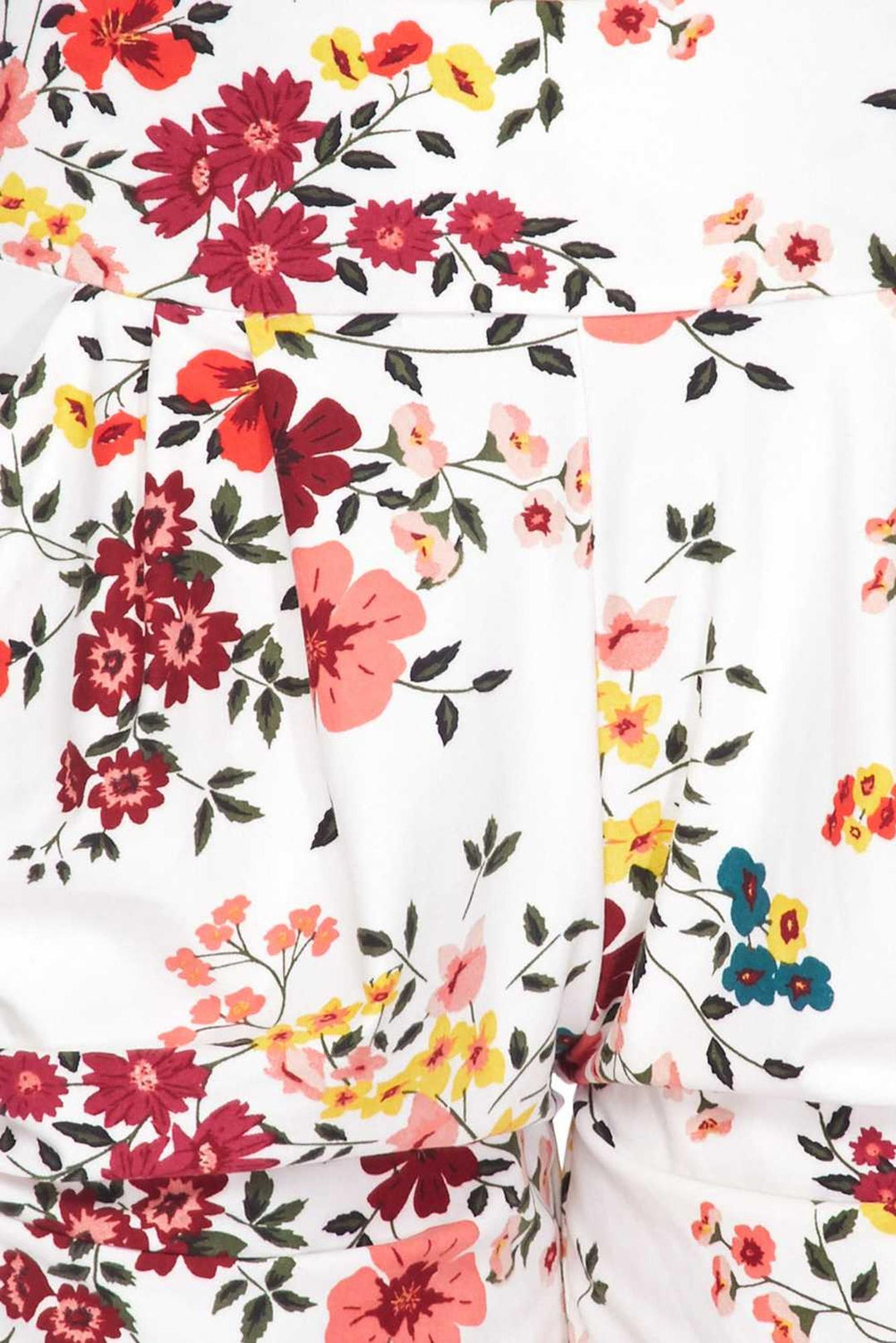 Buttery Soft Fresh Spring Floral Plus Size Harem Shorts