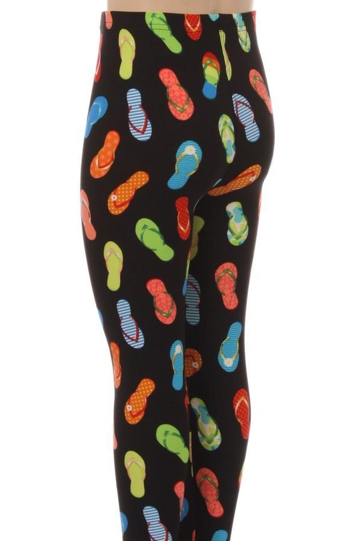 Buttery Soft Summer Beach Sandals Kids Leggings