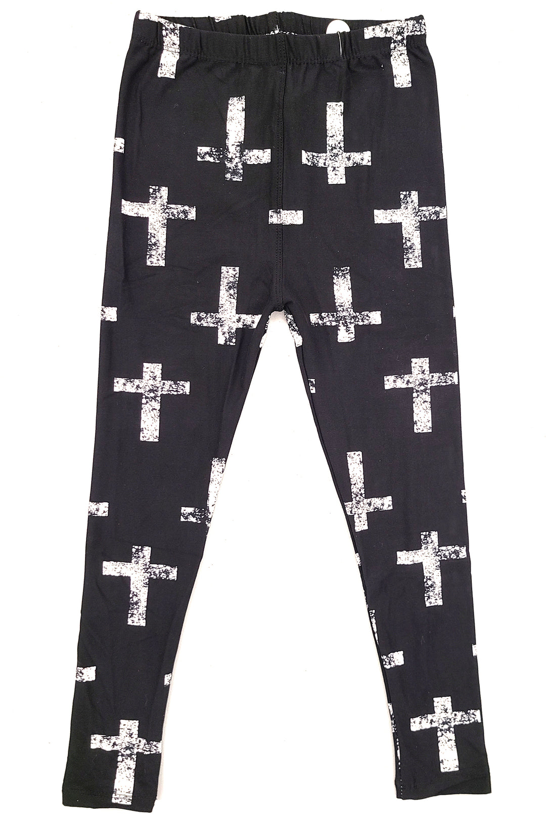 Buttery Soft Faded Cross Kids Leggings