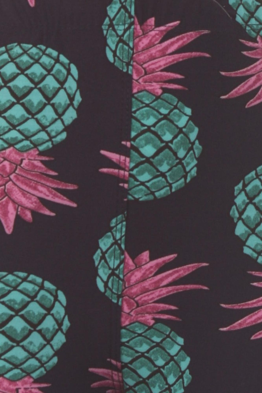 Buttery Soft Teal Pineapple Kids Leggings - EEVEE