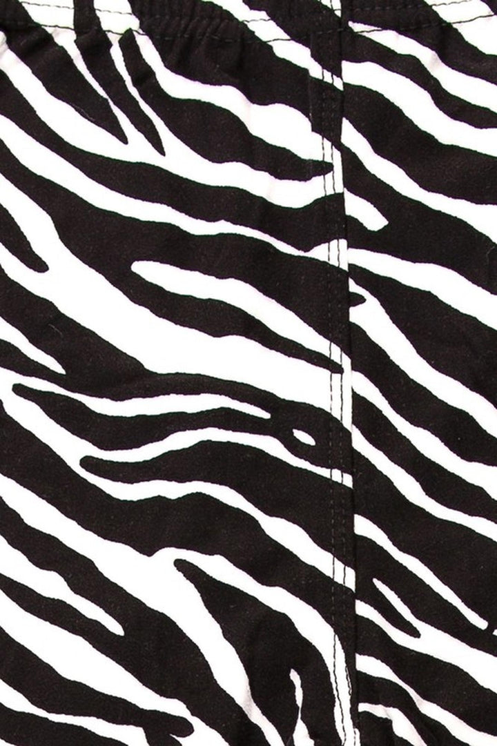 Buttery Soft Zebra Print Kids Leggings