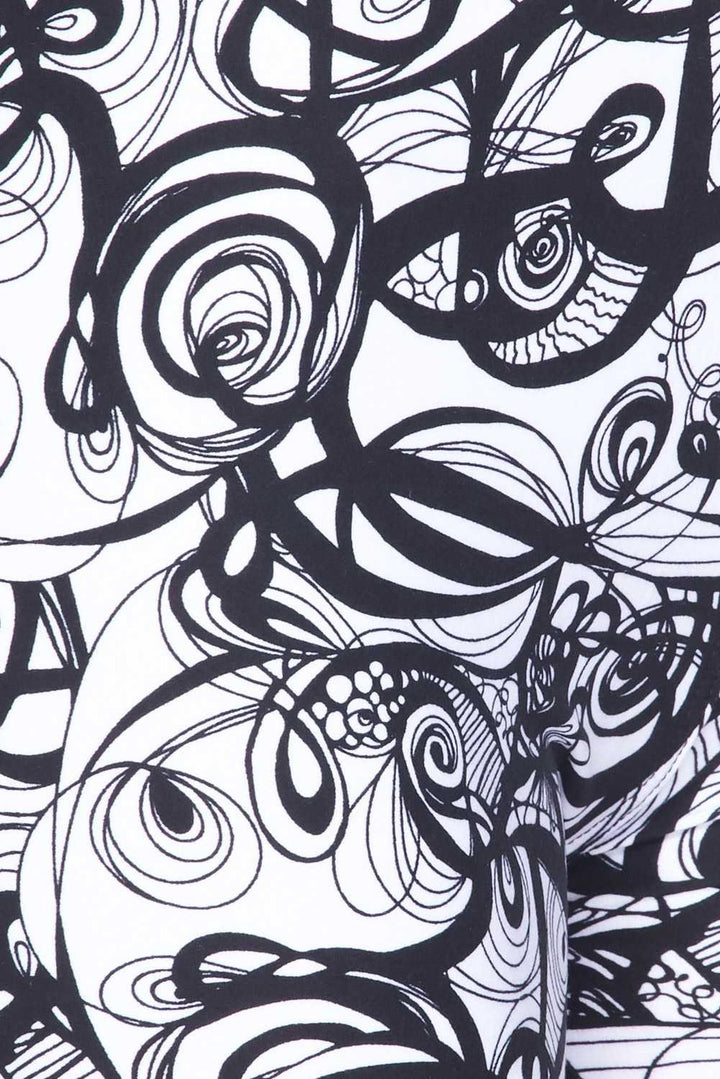 Buttery Soft Elegant Abstract Swirly Kids Leggings