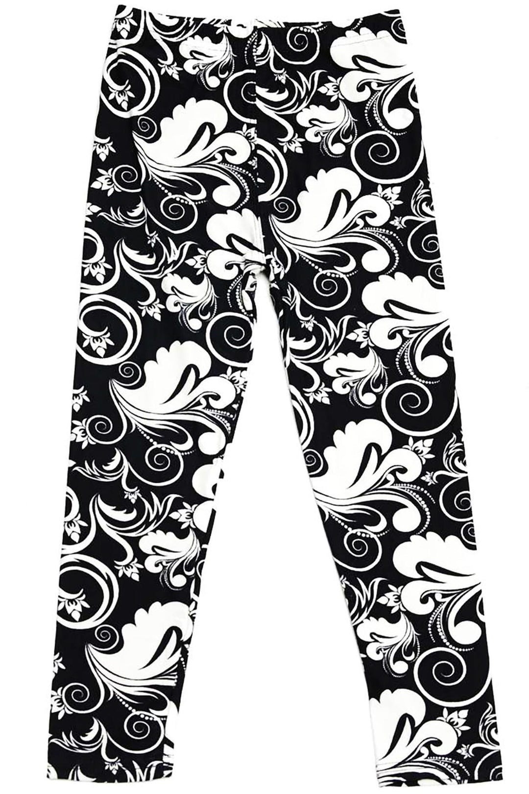 Buttery Soft Floral Damask Kids Leggings