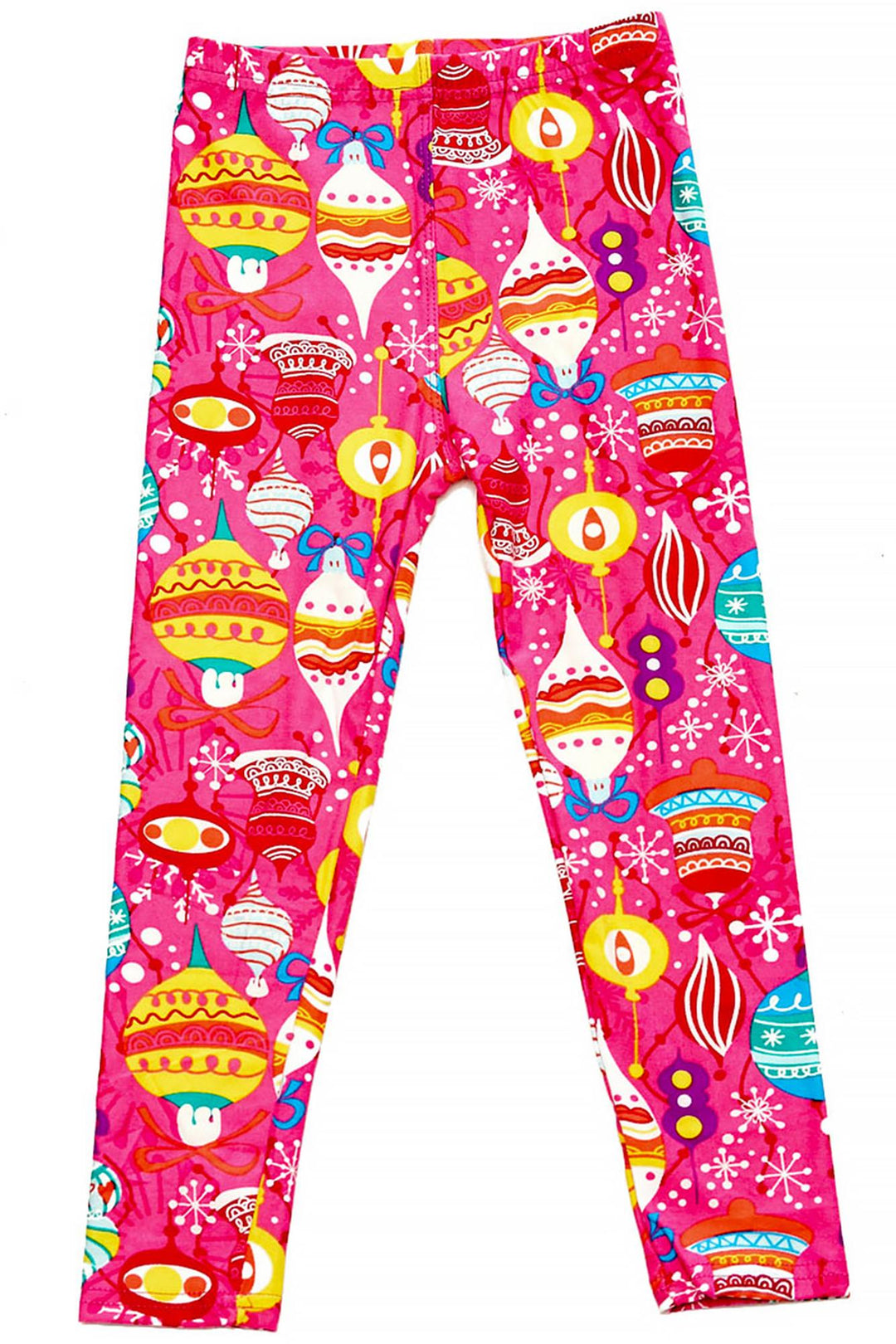 Buttery Soft Pink Christmas Kids Leggings