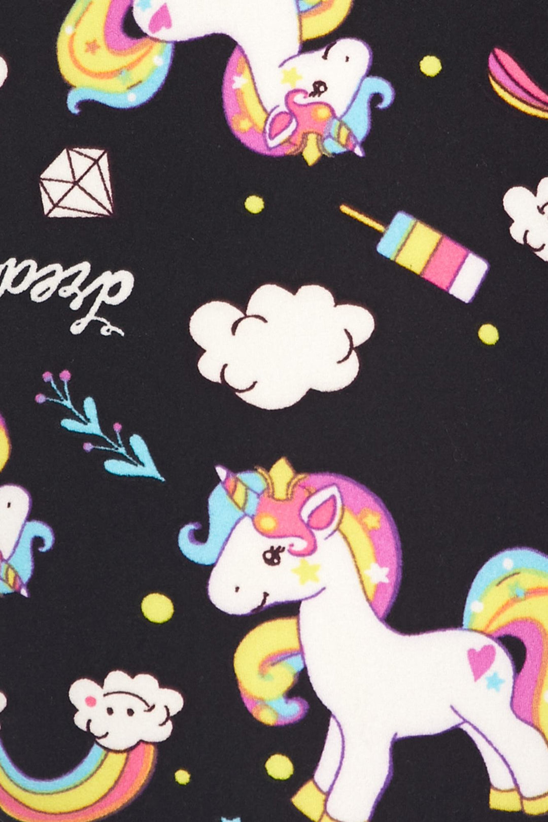 Buttery Soft Rainbow Unicorn Kids Leggings