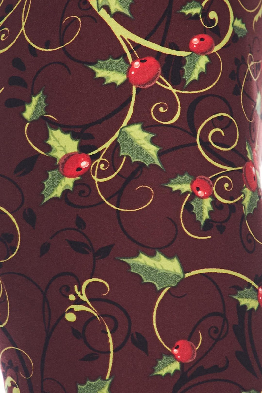 Buttery Soft Christmas Holly Kids Leggings