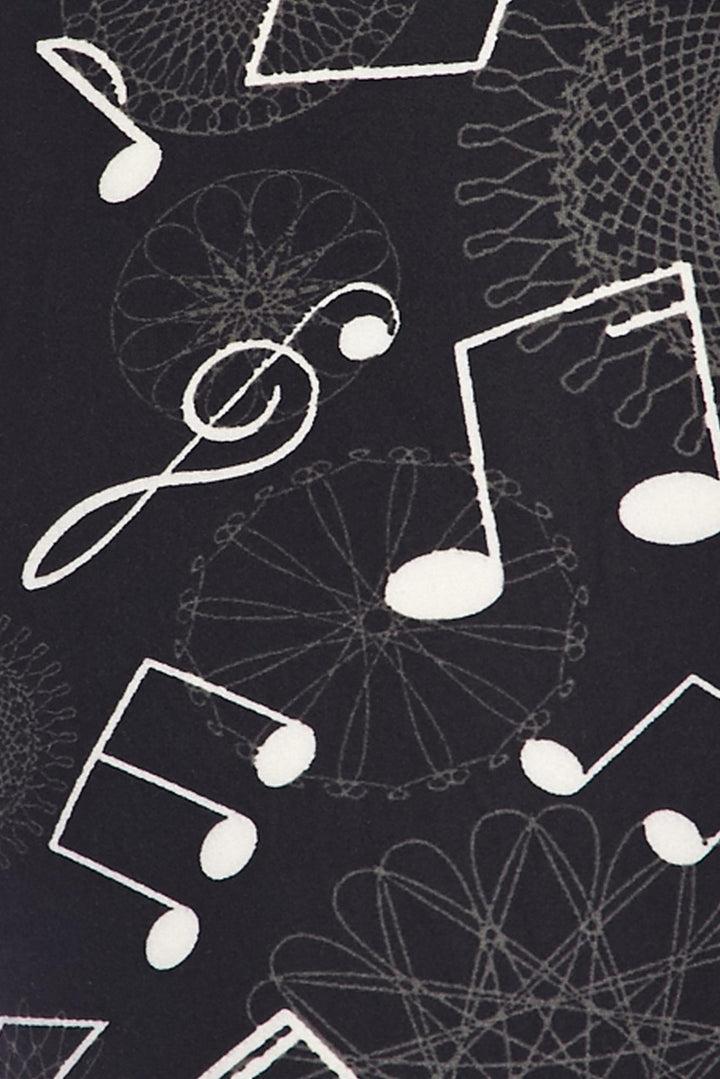 Buttery Soft Musical Note Geometry Kids Leggings