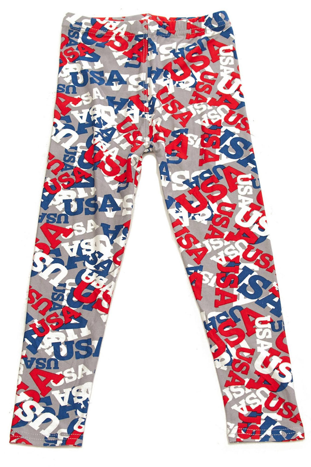 Buttery Soft All Over USA Kids Leggings