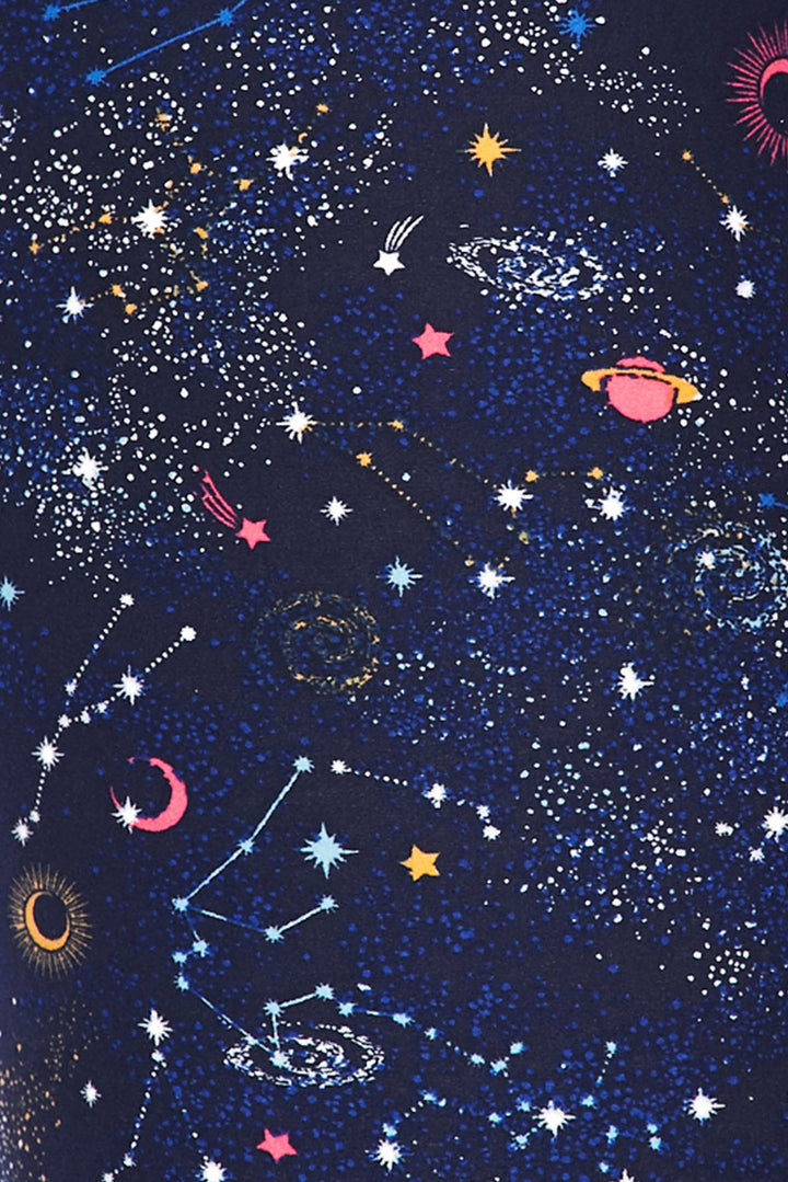 Buttery Soft Space Constellation Kids Leggings