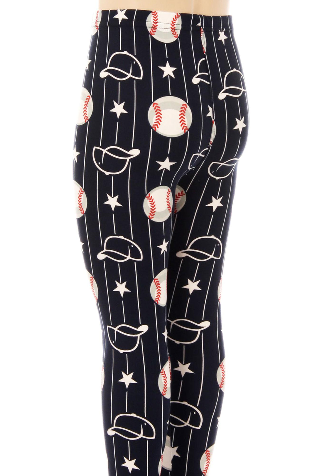 Buttery Soft I Love Baseball Kids Leggings