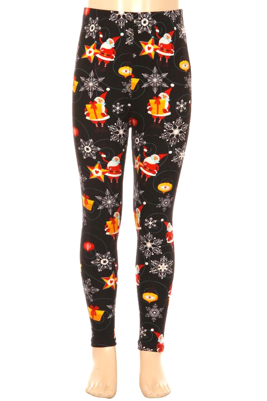 Buttery Soft Santa's Wonderland Christmas Kids Leggings