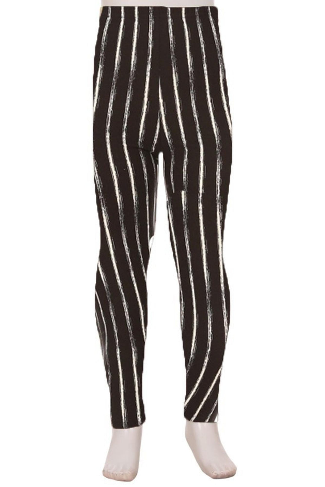 Buttery Soft Rustic Pinstripe Kids Leggings