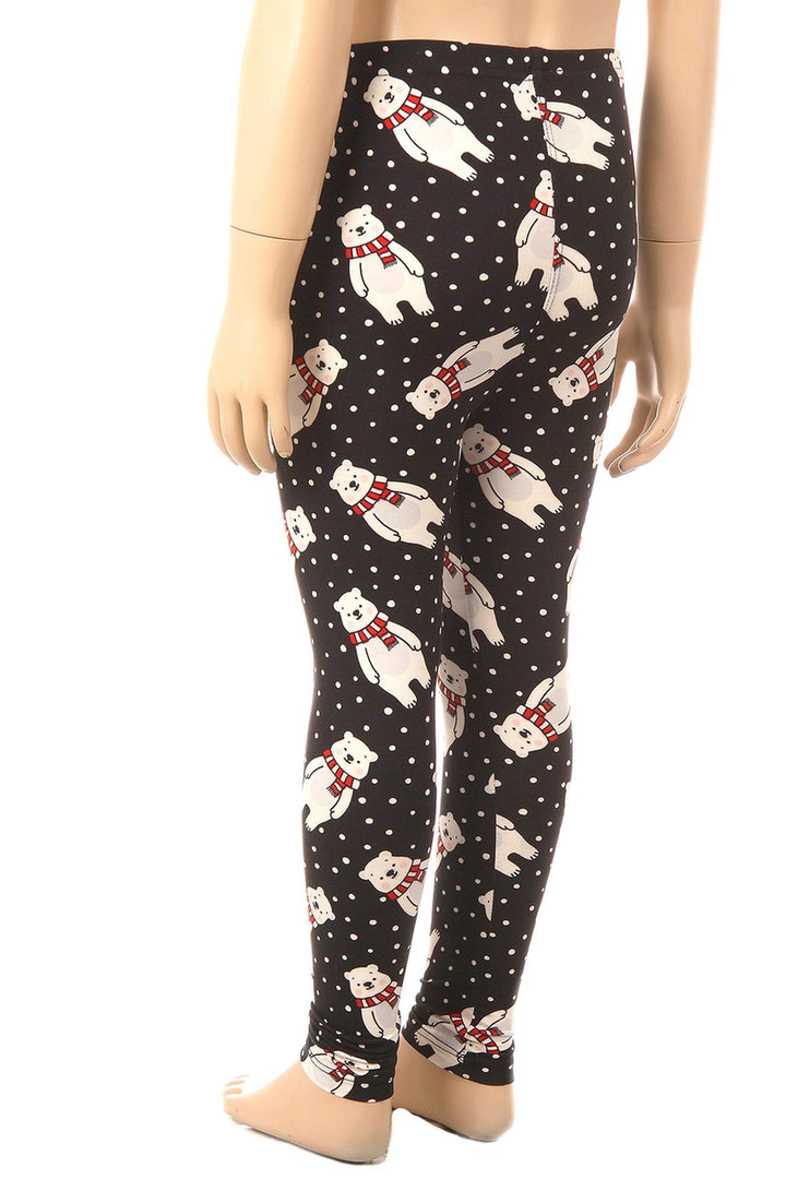 Buttery Soft Christmas Polar Bear Kids Leggings