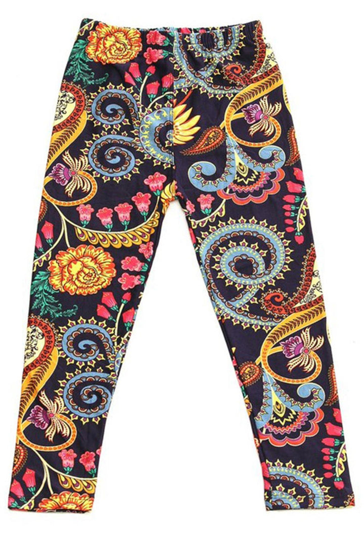 Buttery Soft Color Graffiti Kids Leggings