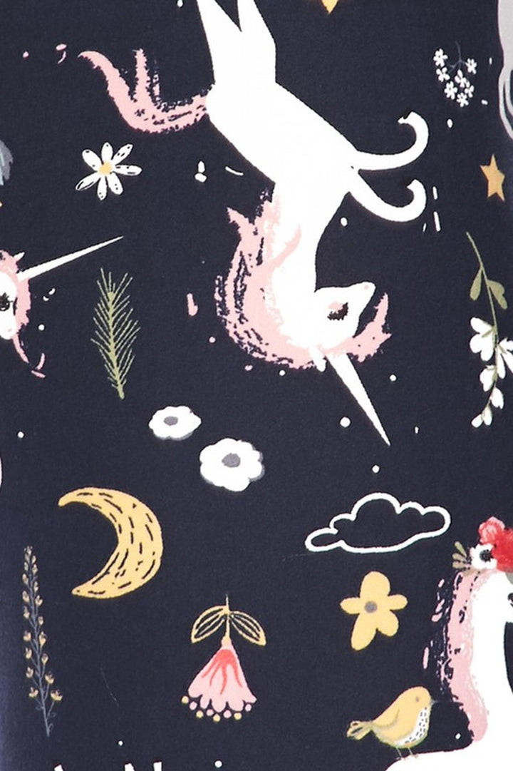 Buttery Soft Graceful Unicorn Kids Leggings