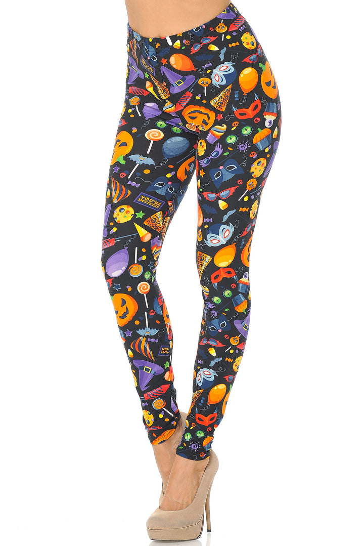 Buttery Soft Halloween Medley Kids Leggings