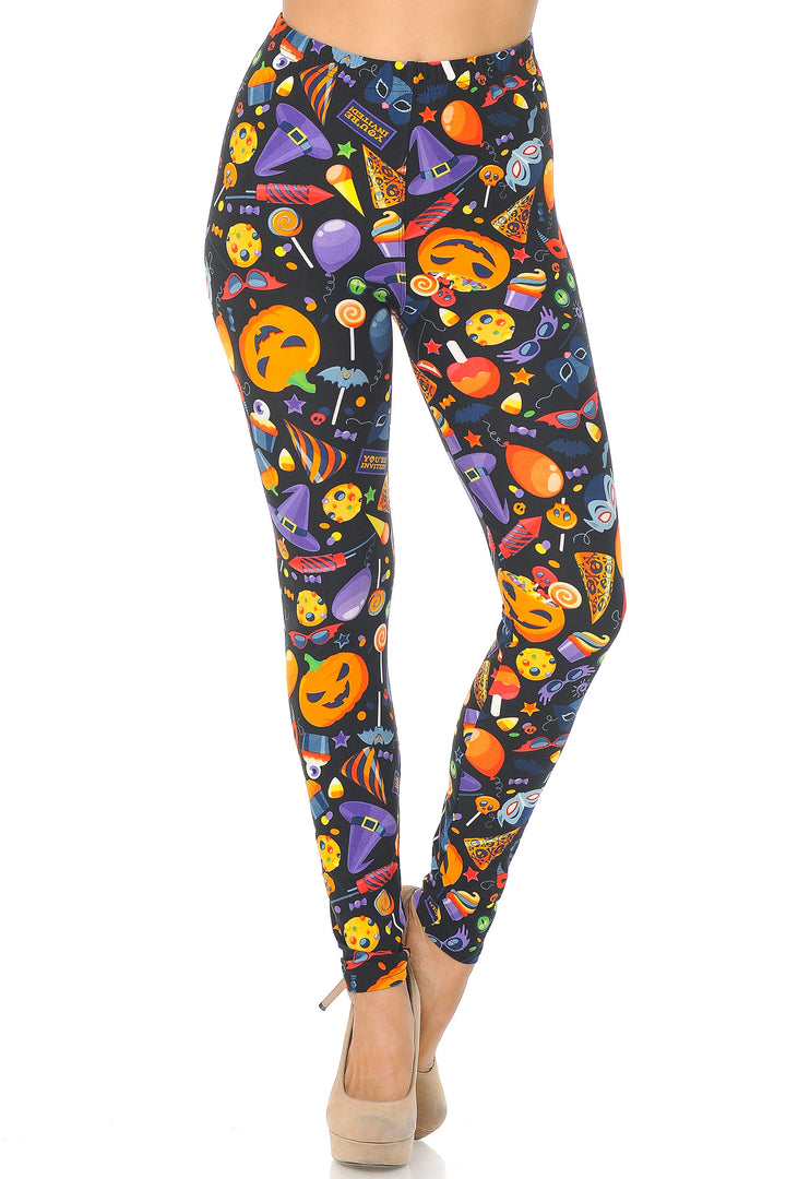 Buttery Soft Halloween Medley Kids Leggings