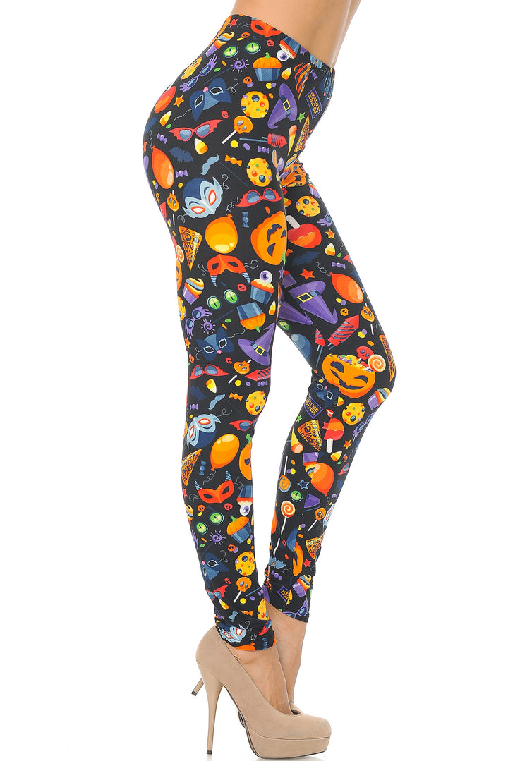 Buttery Soft Halloween Medley Kids Leggings