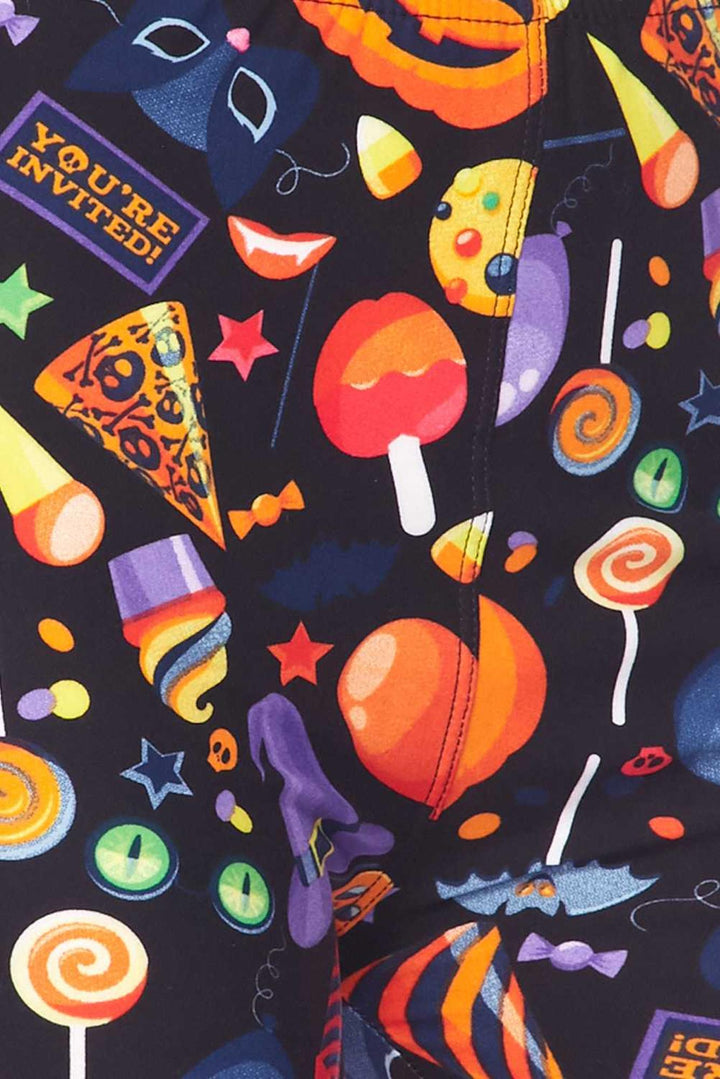 Buttery Soft Halloween Medley Kids Leggings