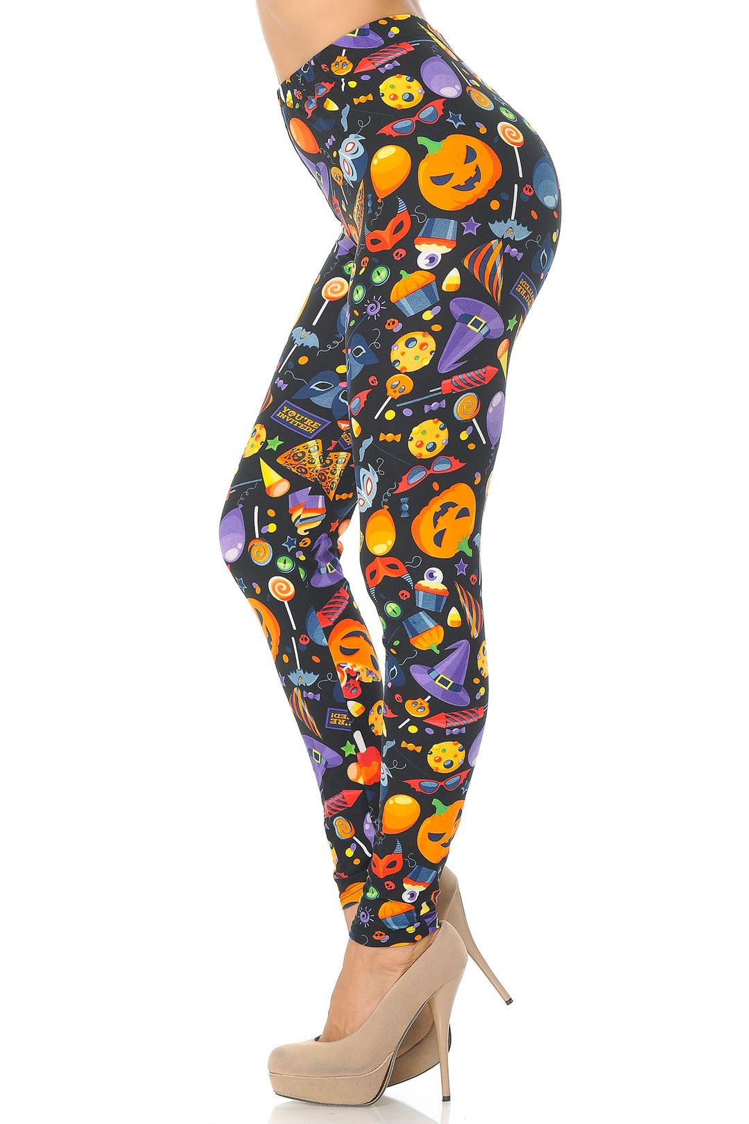 Buttery Soft Halloween Medley Kids Leggings
