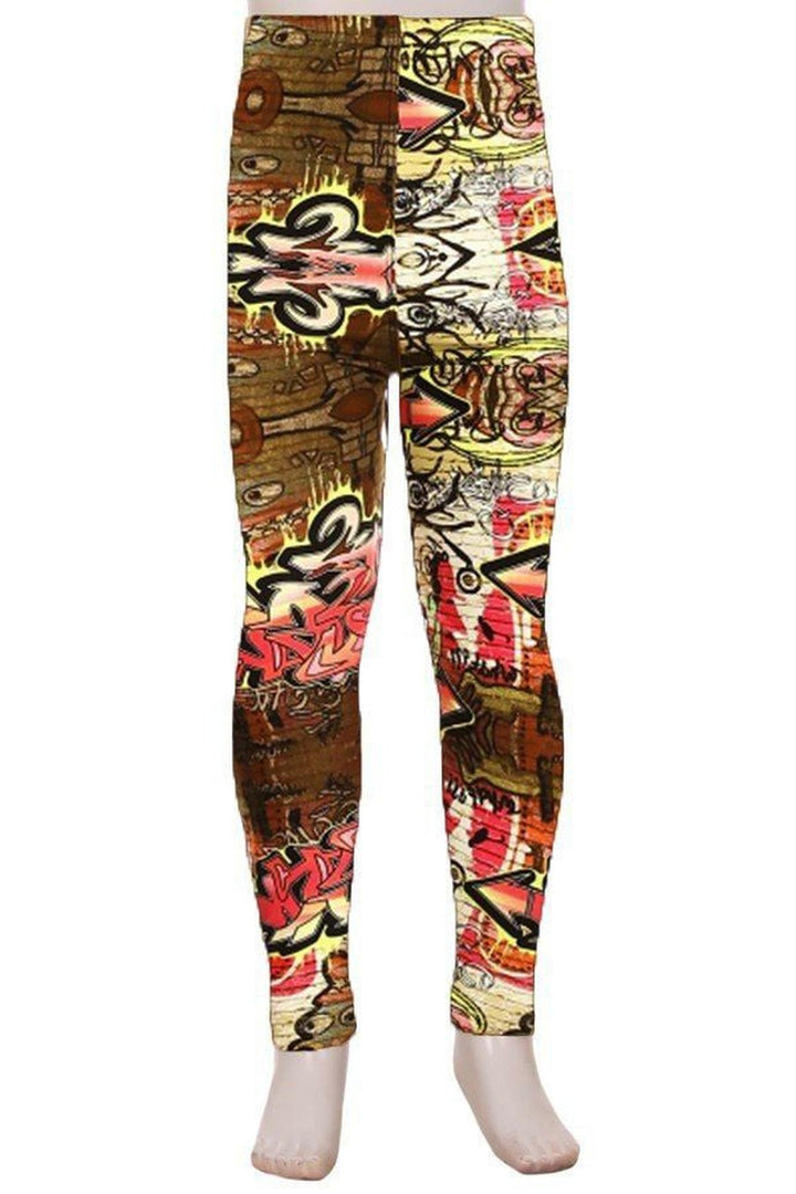 Buttery Soft Street Graffiti Kid's Leggings