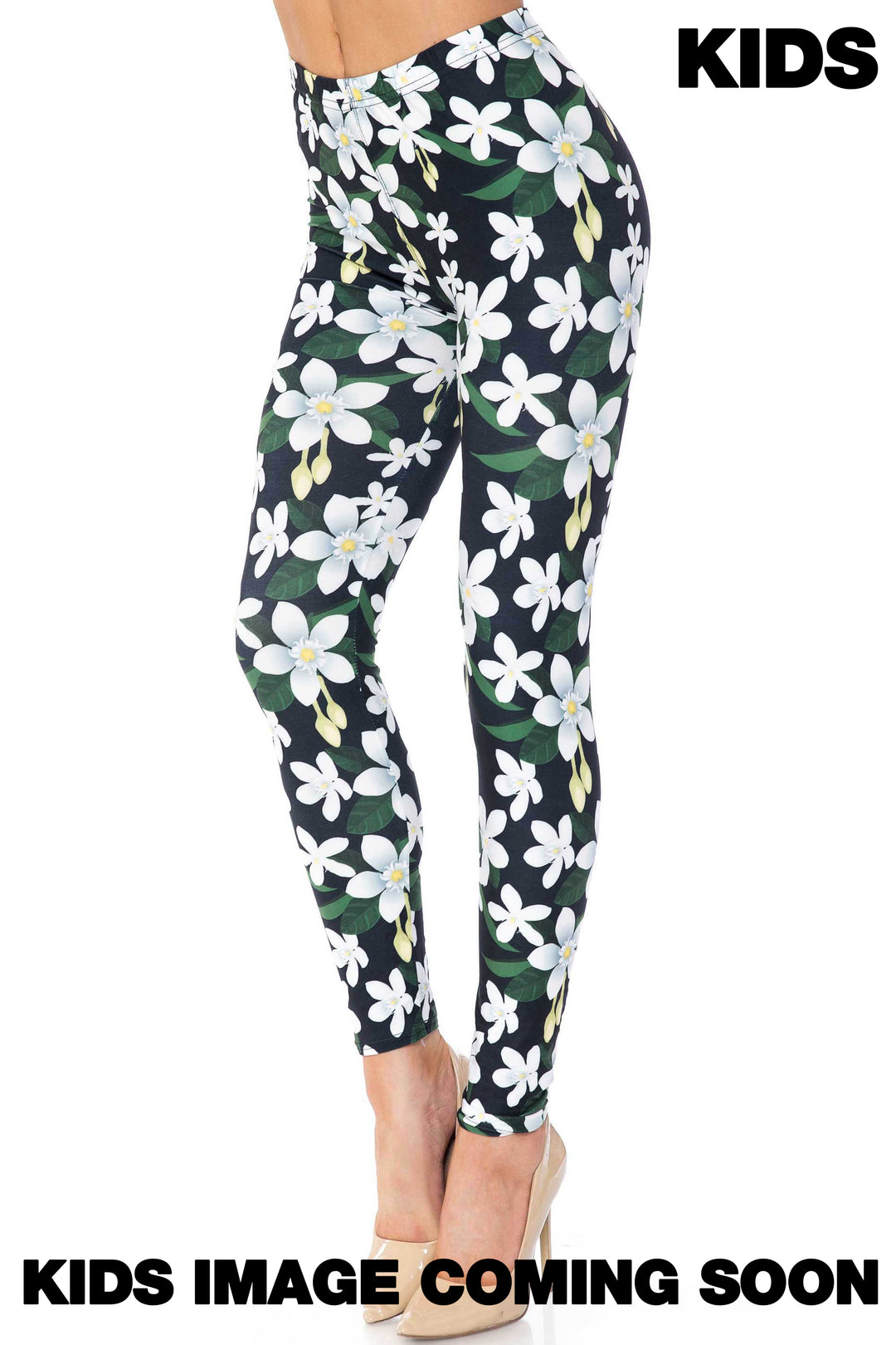 Creamy Soft Daisy Bloom Kids Leggings - USA Fashion