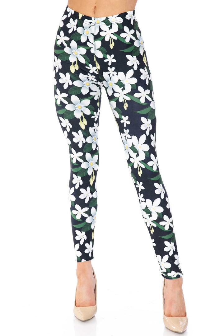 Creamy Soft Daisy Bloom Kids Leggings - USA Fashion