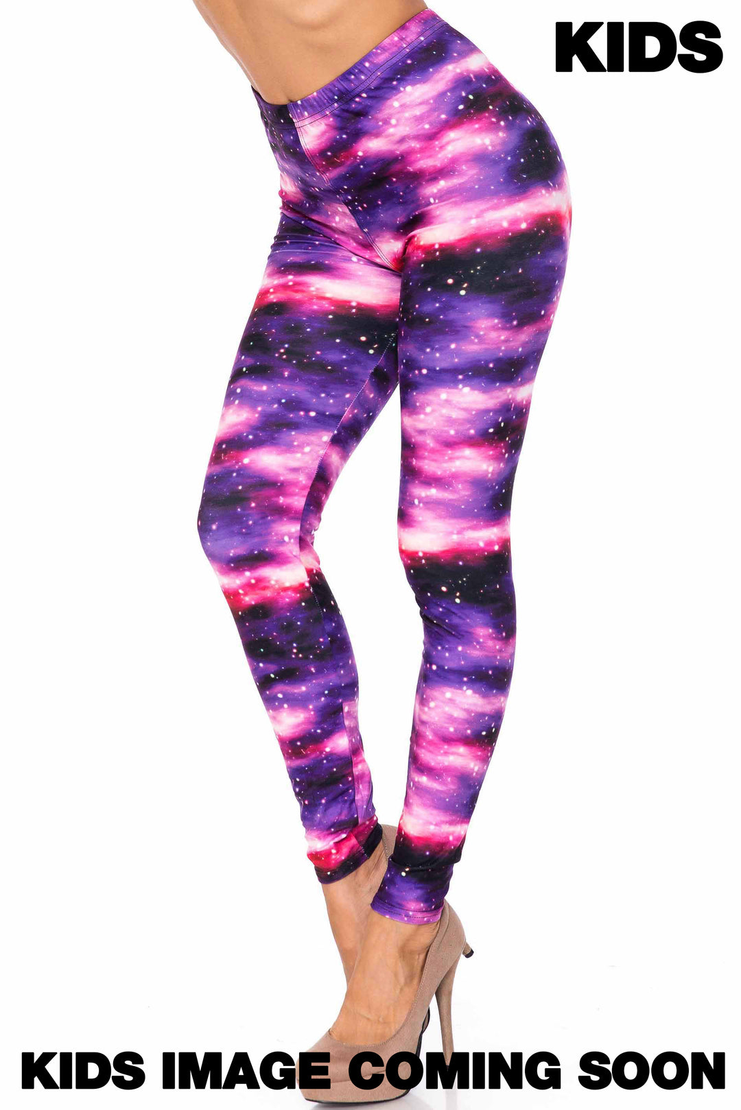 Creamy Soft Purple Mist Kids Leggings - USA Fashion