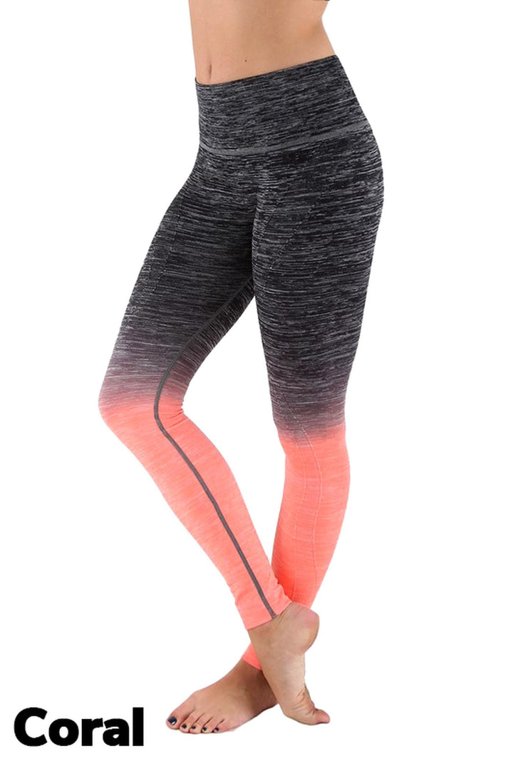 Ombre Fusion Workout Plus Size Leggings