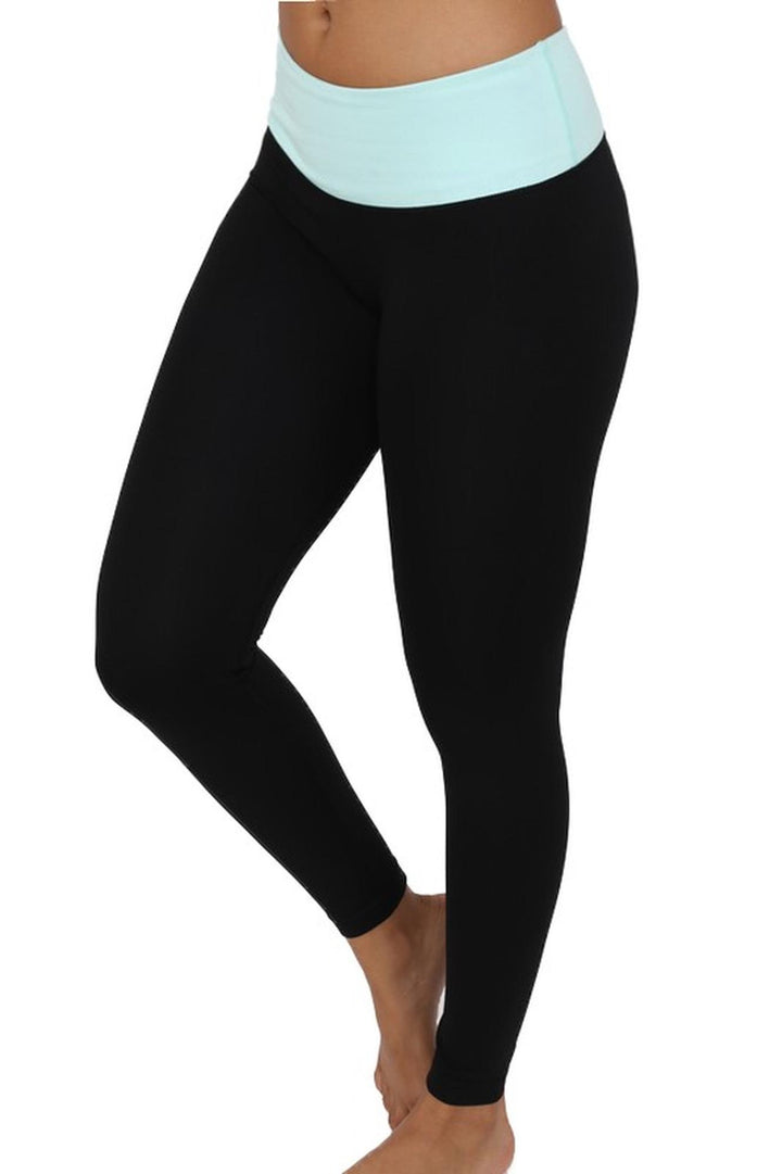 Contrast Basic Women's Workout Leggings