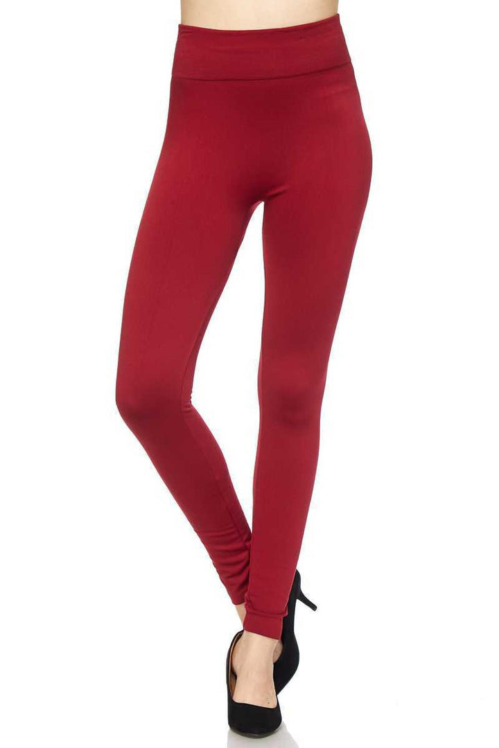 Fleece Lined Plus Size Leggings - New Mix