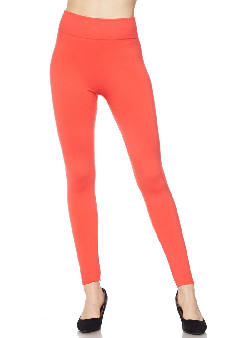 Fleece Lined Plus Size Leggings - New Mix