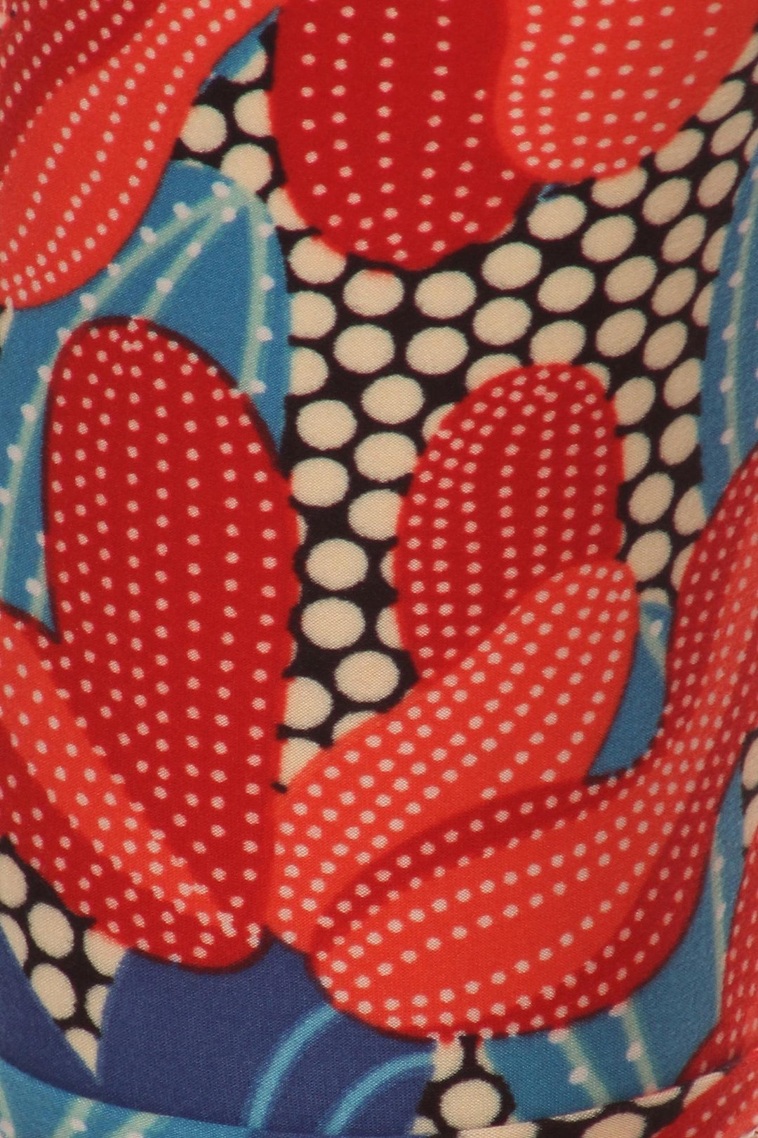 Buttery Smooth Red and Blue Cactus Plus Size Leggings