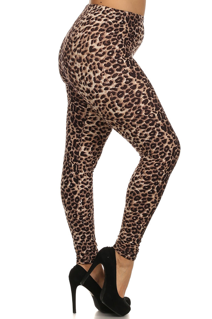 Buttery Smooth Feral Cheetah Plus Size Leggings