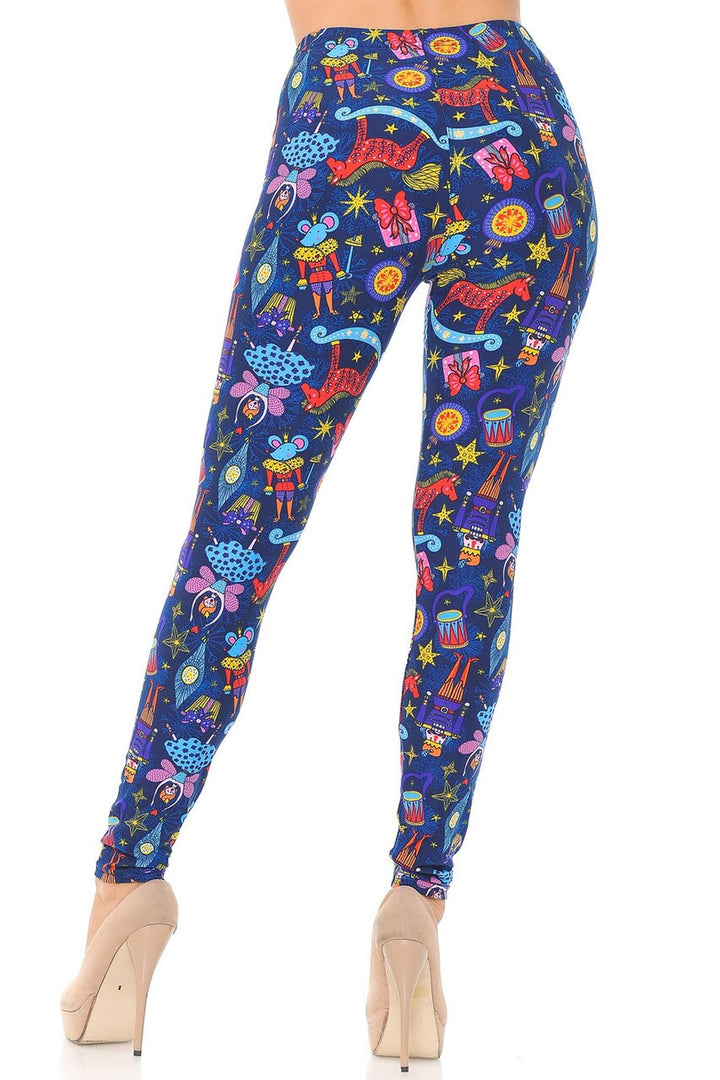 Buttery Smooth Nutcracker Christmas Trinkets Plus Size Leggings